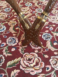 Vintage kashmiri Dagger And Carving Fork with Stan