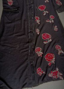 Floral Embroidered Abaya