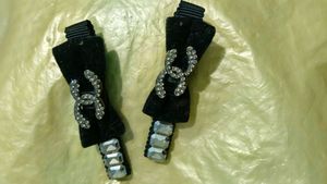 Black Hair Clips - Set of 2