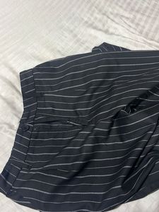 Striped Black Pants