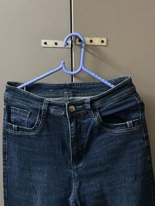 Dark Blue Denim Jeans