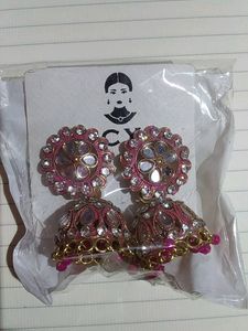MIRROR WORK JHUMKA