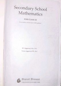 Mathematics Books For Class 10th By R.S Aggrawal