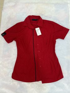 ❤️ Bold & Bossy Red Pinstripe Shirt ❤️