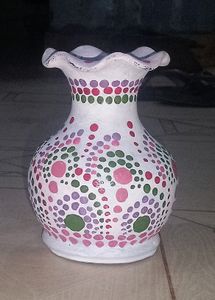 Hand Painted Flower Pot