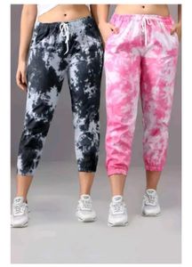 Tie-Dye Print Joggers combo