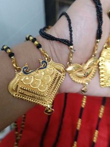 4   Ka Combo 💥🌈Mangal sutra  Gold Plated