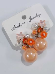 Floral Pearly Earrings- BRAND NEW