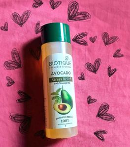 Biotique Stress Relief Body Massage Avocado 🥑 Oil