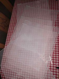 6 Pcs Cross Stitch Canvas Sheet 🫶🏻🙈💕💕🙈🫶🏻