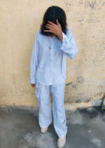 AESTHETIC Y2K Oversized WHITE Shirt