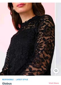 Chic Black Lace Top – Elegant & Versatile
