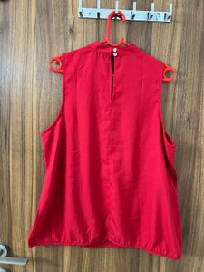 Red Dressberry Sleeveless Top