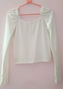Beautiful White Crop Top