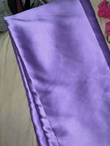 Purple Satin Fabric Piece
