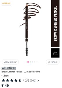 Swiss Beauty Eyebrow Pencil-Chestnut