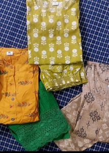3 Kurta Combo Set