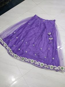 Lavender Beautiful Stitched Lehenga 🥰💗