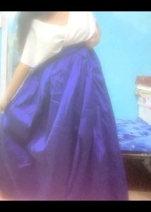 DARK BLUE PARTY WEAR SKIRT💎