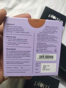 Plum Matte Compact For Dusky Skin Tone