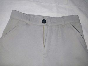 Grey straight Leg Pants