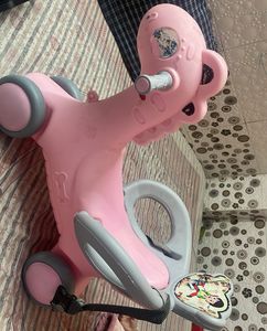 Pink Colour Horse Ride