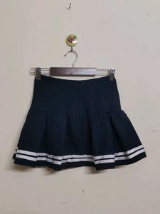 Pleated Mini Skirt