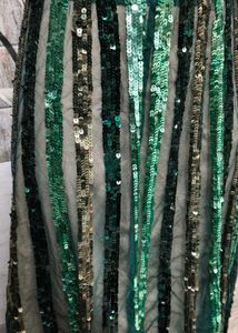 Sequin Striped Skirt