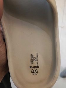 Zudio Foam Sliders – Beige | Size 9 | Brand New