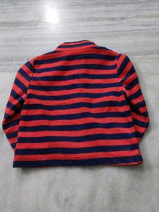 Striped Fleece Jacket
