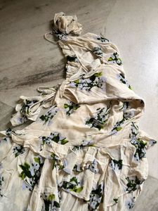 Floral Ruffle Maxi Dress