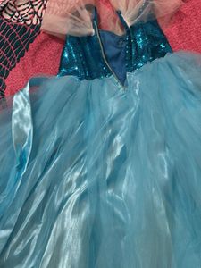 Elsa Inspired Costume Dress