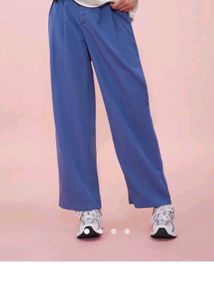 Blue Wide Leg Pants