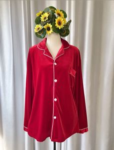Korean Velvet Pajama Top