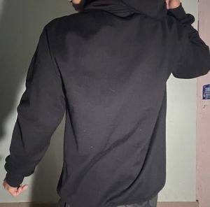 Black Hoodie with Minimalist Design