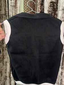 🖤🤍 Pilot Half Zip Top | Black &amp; White Crop Style