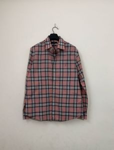 Pink Plaid Cotton Shirt