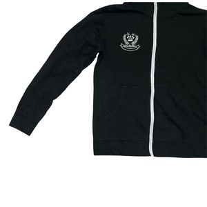 Black Zip-Up Hoodie