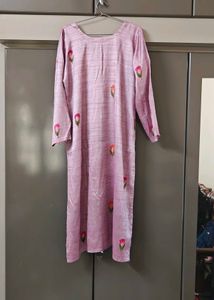 Floral Hand-Painted Kurta set