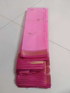 Pink Cotton Saree