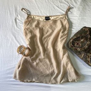 Sparkly Y2K Cami Top