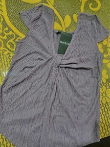 Crinkle Lavender Casual top