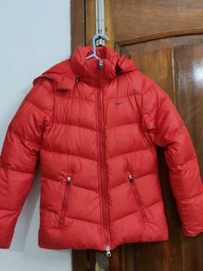 Nike Red Puffer Jacket