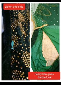 green Gown party wear dress