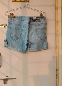 Light Wash Denim Shorts