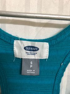 Old Navy Teal Tank Top with Racerback