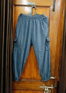 Stylish Blue Cargo Pants Unisex Wear