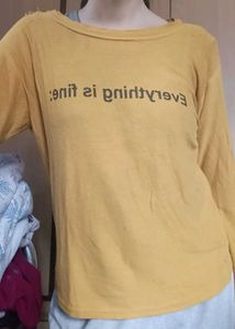 Mustard Long Sleeve Top/T-Shirt ⭐