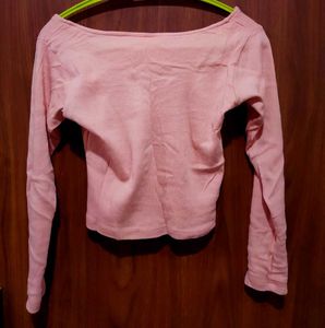 Peach Long Sleeve Top