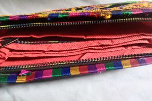 Multi Colour Peacock Design Purse